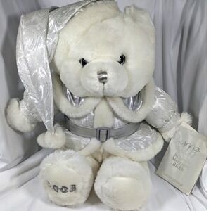 Dan Dee Snowflake Christmas Holiday Teddy Bear Stuffed‎ Plush 20" 2003 with Tag